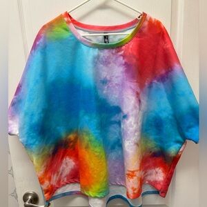 NWOT Torrid Size 3 Rainbow 🌈 Oversized Boxy Sleep Shirt